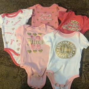 Juicy Bodysuit Bundle 0-3M